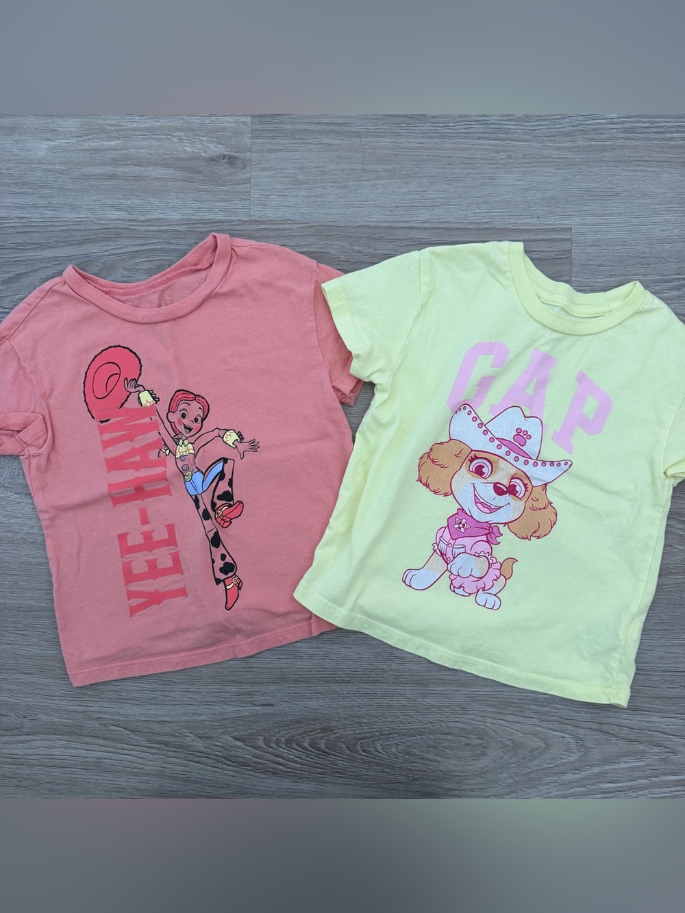 GAP Toddler Girl Toy Story and Paw Patrol Graphic Tee Size 5T